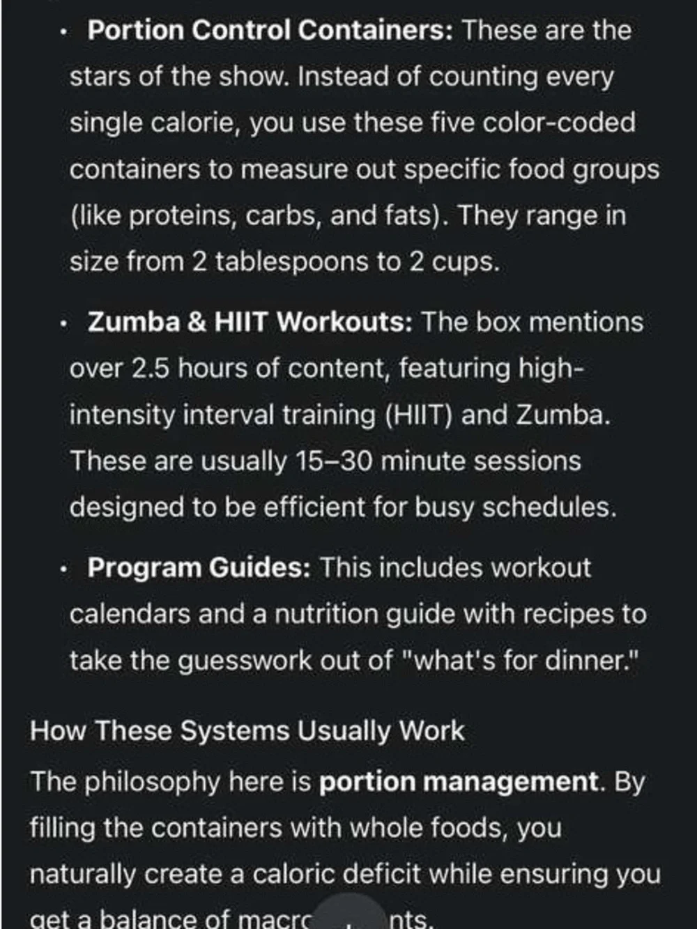 Zumba 15 Day Fit Weight Loss System Portion Control Nutrition Guide DVDs